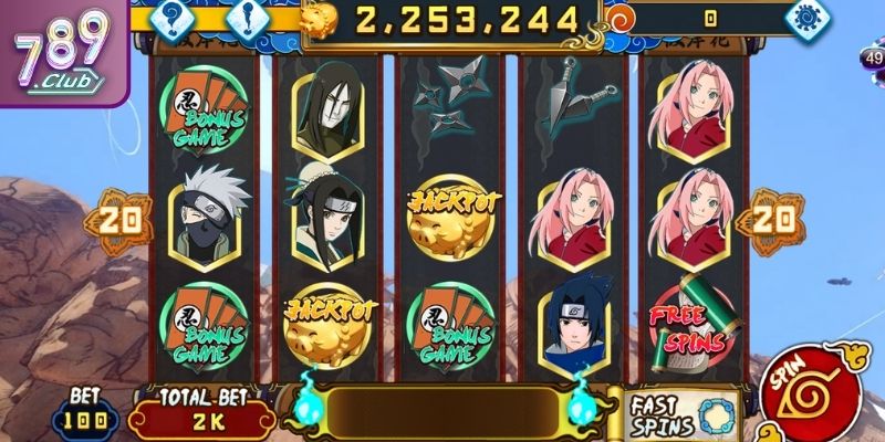Naruto Slots 789CLUB Giải Mã Sức Hút Của Game Quay Hũ 2 Tính năng đặc sắc trong thế giới Naruto Slots 789CLUB
